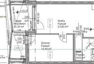 Moderne 2-Zimmer-Wohnung mit Loggia in Augartennähe