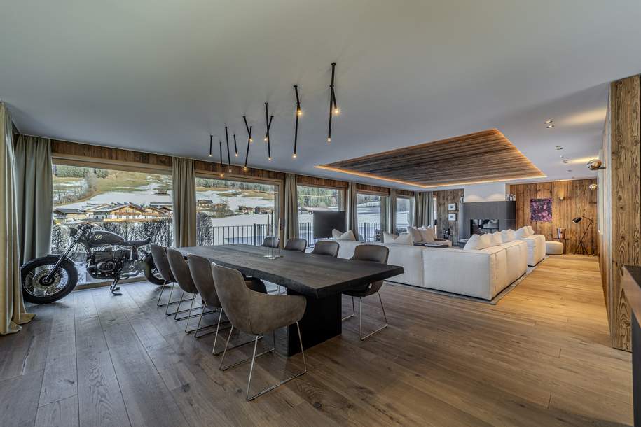 Luxuswohneinheit in exklusivem Zweifamilienwohnhaus in bester Wohngegend, Wohnung-kauf, 6.950.000,€, 6370 Kitzbühel