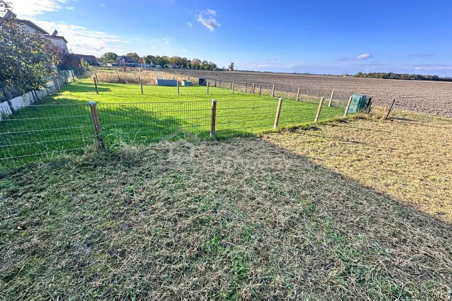 Idyllisches Freizeitgrundstück in Pframa: 150m² Garten mit Grünblick, nur 450 € pro Jahr Miete!, Grund und Boden-miete, 37,50,€, 2305 Gänserndorf