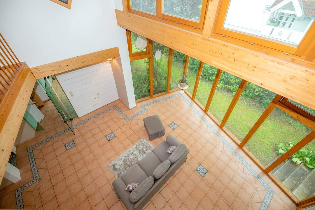 Ruhelage: Traumhaus in Kottingbrunn auf Doppelgrundstück
