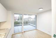 Erstbezug: Schöner 3-Zimmer-Neubau mit Terrasse und Garten