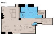 Dachgeschoss-Maisonette mit Loft-Charakter, Wellness-Oase & Weitblick