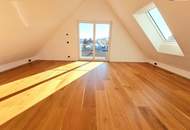 Lebensqualität pur im Dachgeschoss mit Terrasse und Garten! 4 Zimmer + Hochwertige Materialien + Viel Grün und Ruhe + Toller Blick! Ihr Rückzugsort mit WOW-Effekt!