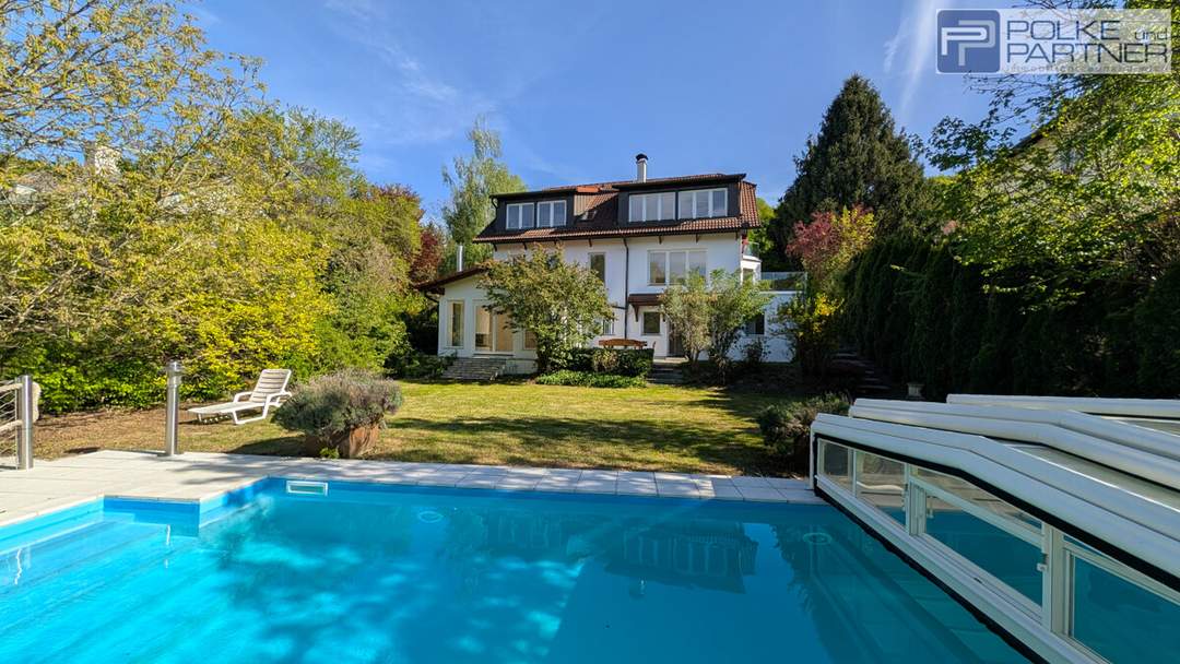 LUXUS-ERSTBEZUG NAHE WIEN: EXKLUSIVE VILLA MIT POOL, DOPPELGARAGE & SONNENGARTEN