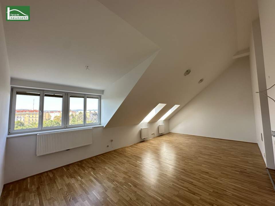 Panoramablick-Wohnung mit Dachterrasse nahe U6 Meidling zwischen Schönbrunn und Wienerberg - Frisch renoviert!