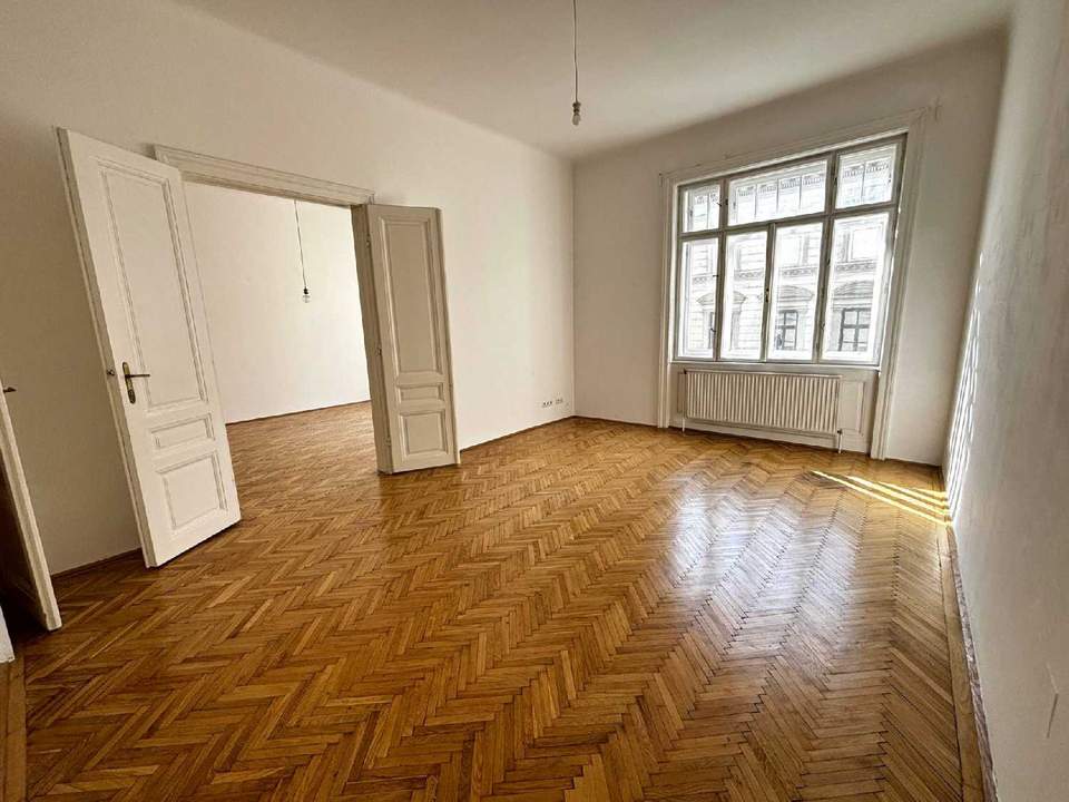 Helle 2-Zimmer-Altbauwohnung im gepflegten Gründerzeithaus