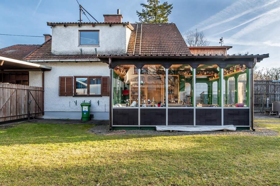 Siedlungslage - Doppelhaushälfte auf großem, sonnigen Grund – Traum vom Eigenheim beim Sanieren umsetzen!, Haus-kauf, 398.000,€, 4020 Linz(Stadt)