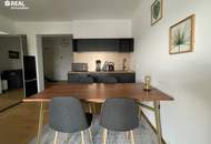 modern möblierte Mietwohnung mit Balkon, Wellnessbereich und Tiefgaragenplatz - Heizkosten inklusive!