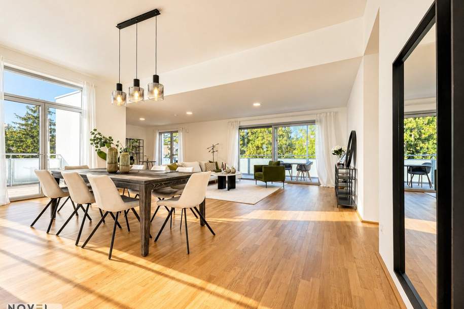 Penthouse – Wohnluxus ohne Schrägen mit Terrassen und Blick ins Wienerwald Grün!, Wohnung-kauf, 1.499.000,€, 1130 Wien 13., Hietzing