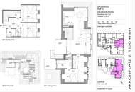 ERSTBEZUG ! Exklusives 148 m² Dachwohnung mit 3 Terrassen in generalsaniertem Gebäude (Top 21)