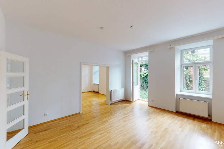 Gartenwohnung I Hofruhelage I Nähe Museumsquartier, Wohnung-kauf, 337.000,€, 1070 Wien 7., Neubau