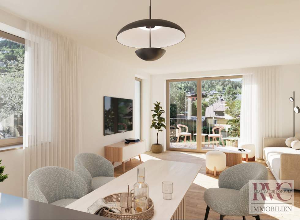 Exklusives Bauvorhaben im Herzen von Zell am See- Privates Grünfeeling-mitten in der Stadt-Top C-03