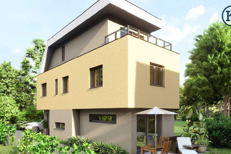 Schönes Erstbezug-Einfamilienhaus mit Garten nahe Donaupark & Alte Donau, Haus-kauf, 749.900,€, 1210 Wien 21., Floridsdorf