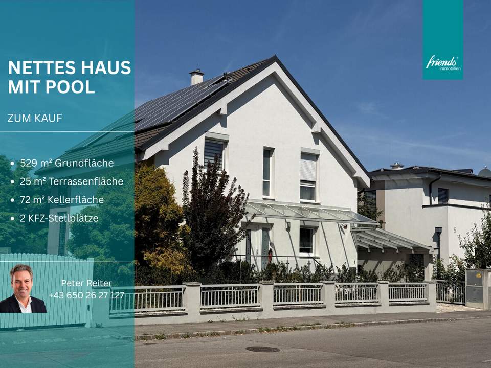 super nettes Haus mit Pool