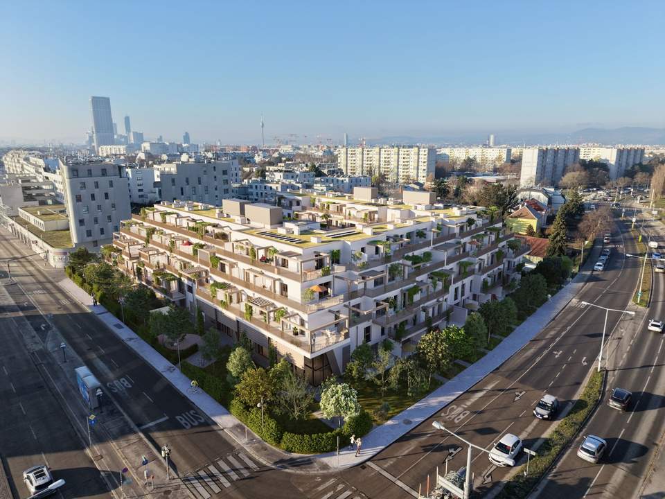 Terrazza22 - Ein Zuhause zum Aufblühen in der Aladar-Pecht-Gasse 15+17, 1220 Wien