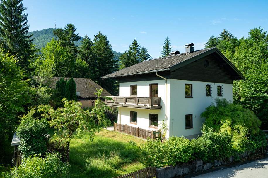 Zweitwohnsitzmöglichkeit am Heuberg: Rohdiamant – Garten & Panoramablick, Haus-kauf, 5321 Salzburg-Umgebung