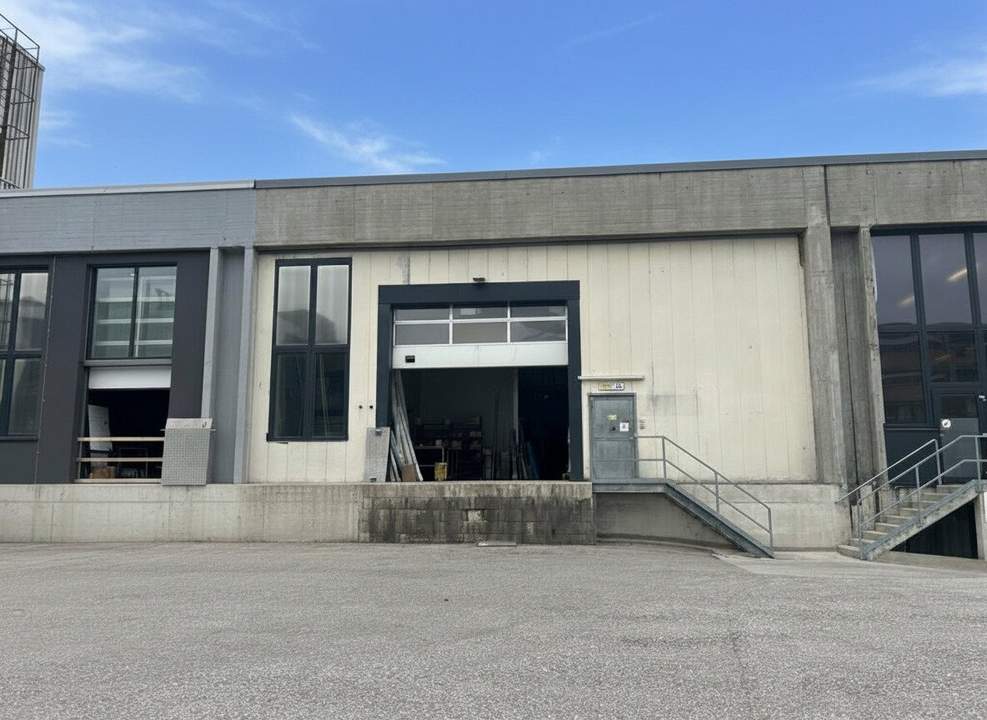 Gewerbepark Traiskirchen! 900 m² Halle mit Rampe und ebenerdiger Einfahrt für Gabelstapler! € 6,90 inkl allg. BK/m² netto!