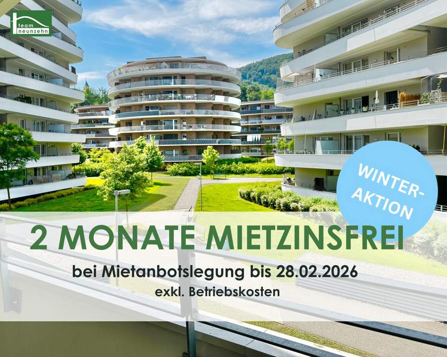 Zwischen Stadtleben und Parklandschaft – Green City Living in Graz - AKTION - 2 MONATE MIETZINSFREI