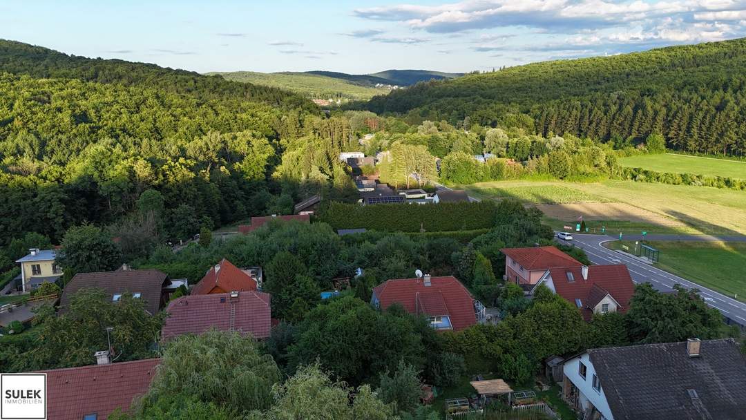 Baugrundstück mit Ausblick in exklusiver Grünruhelage – nur 15 Minuten von Wien