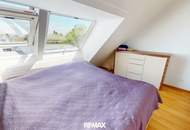 Drei-Zimmer-Dachgeschoß-Wohnung mit 15m²-Terrasse nahe Siegesplatz/Asperner Löwe