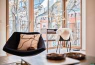 Apollogasse: Wohnen mit Qualität – Miele-Küche, Parkett &amp; südseitige Loggia