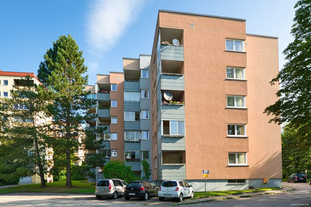 3-Zimmer-Wohnung nahe Zentrum - aber gleich im Grünen