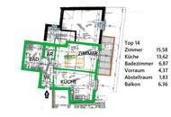 "2 Zimmer Wohnung mit Balkon"