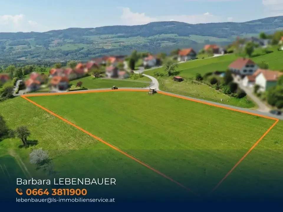 Wohnen am Pöllauberg! Bauplätze in bester Lage mit Aussicht und Lebensqualität!
