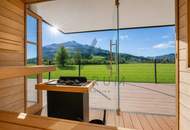 Zentrumsnahe Gartenwohnung mit Sauna in sonniger Ruhelage