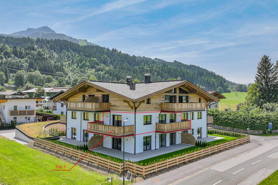 Neubauprojekt mit 10 exklusiven Wohnungen - Top 5, Wohnung-kauf, 645.820,€, 6380 Kitzbühel