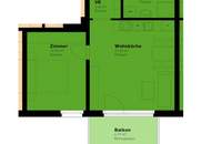 2-Zimmer-Neubauwohnung inkl. Komplettküche, Balkon Außenfläche und Kellerabteil / I3-30