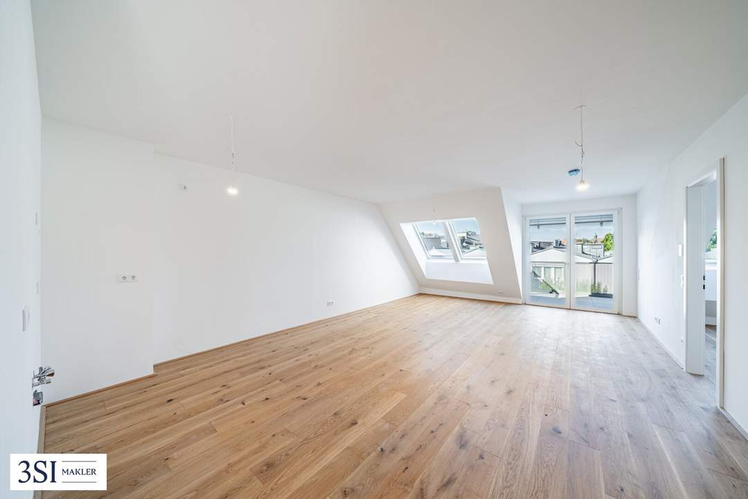 Großzügige Wohnküche als Herzstück der Wohnung