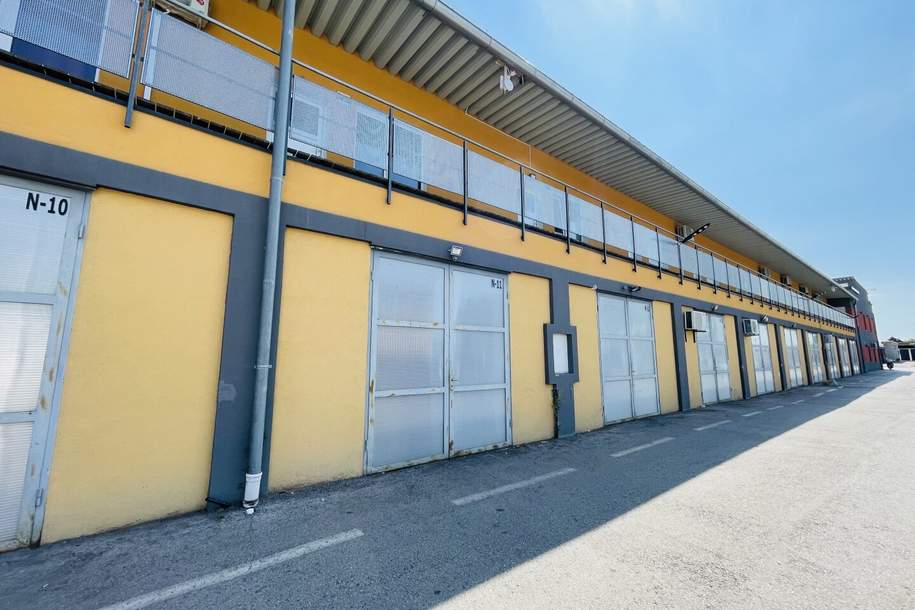 Große Halle, Werkstatt, Lager 40m², Gewerbeobjekt-miete, 415,00,€, 2601 Wiener Neustadt(Land)