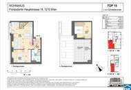 2-Zimmer Galeriewohnung mit Terrasse – Nähe Donauinsel &amp; U-Bahn!