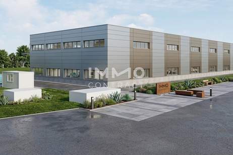 Neue moderne Produktions- und oder Lagerhalle mit Bürotrakt in bester Lage von St. Valentin, Gewerbeobjekt-miete, 7,50,€, 4300 Amstetten