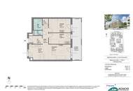 wunderschöne 3-Zimmerwohnung mit großer Loggia und herrlichem Ausblick auf Grünanlage mit toskanischem Flair - Neubau - Erstbezug - Tiefgarage vorhanden