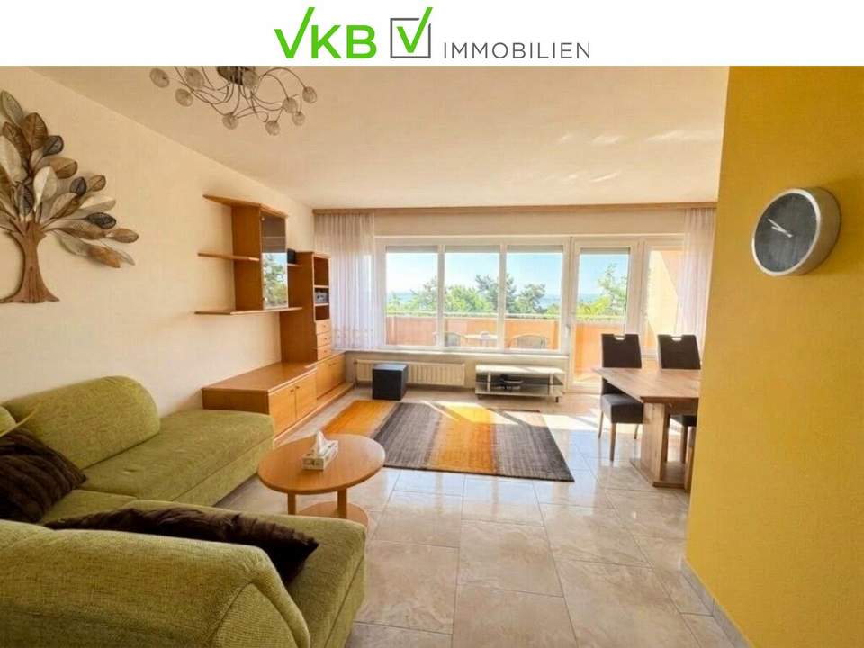 Wohnen mit Weitblick – stilvolle, möblierte Wohnung in begehrter Lage am Gaumberg