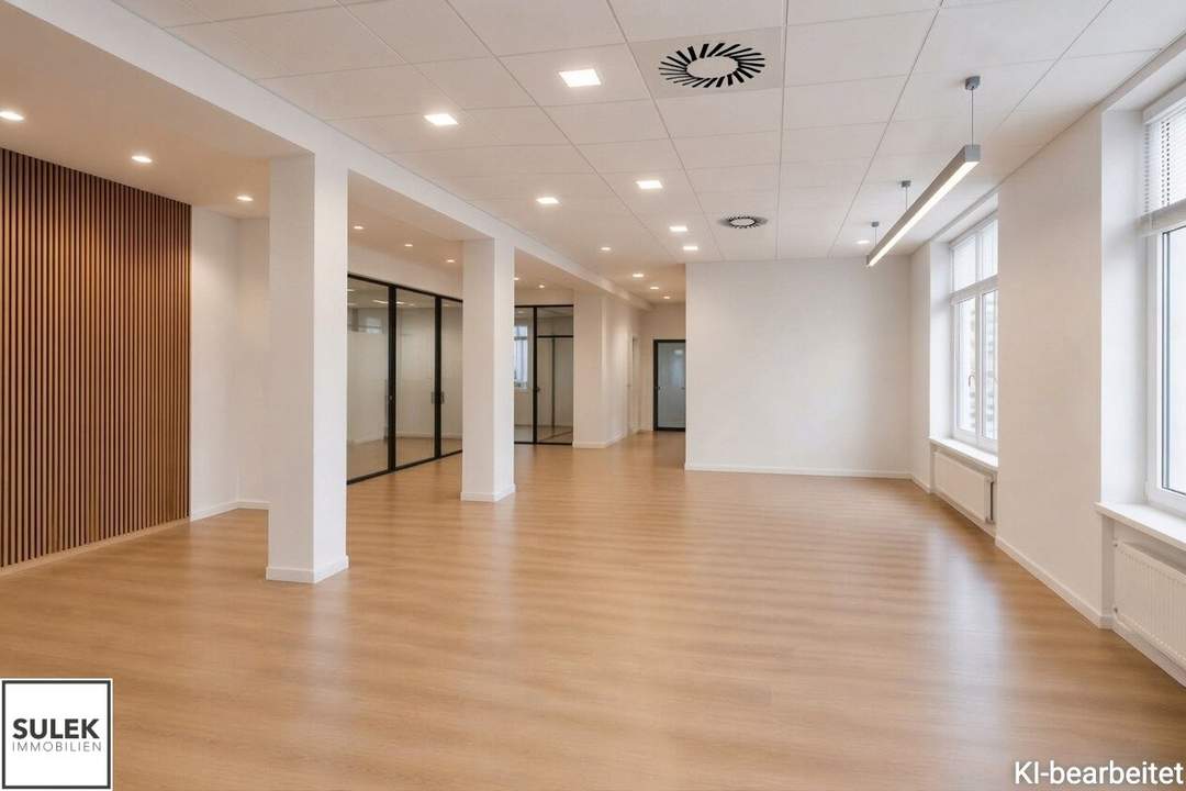 Repräsentative Großraum-Büro-/Praxisfläche (529 m²) im historischen Altbau – Sanierung durch Eigentümer – nahe U3 Schweglerstraße | Provisionsfrei!