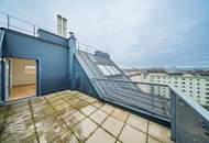 Exklusive Dachgeschoss Maisonette mit 2 Sonnenterrassen & Skylineblick in absoluter Ruhelag – bestens Angebunden zum Stephansplatz