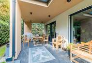 Stadtvilla mit Naturpool im Zentrum Klosterneuburg I Doppelgarage I Fantastischer Rundum-Dachterrassenfernblick auf Stift Klosterneuburg