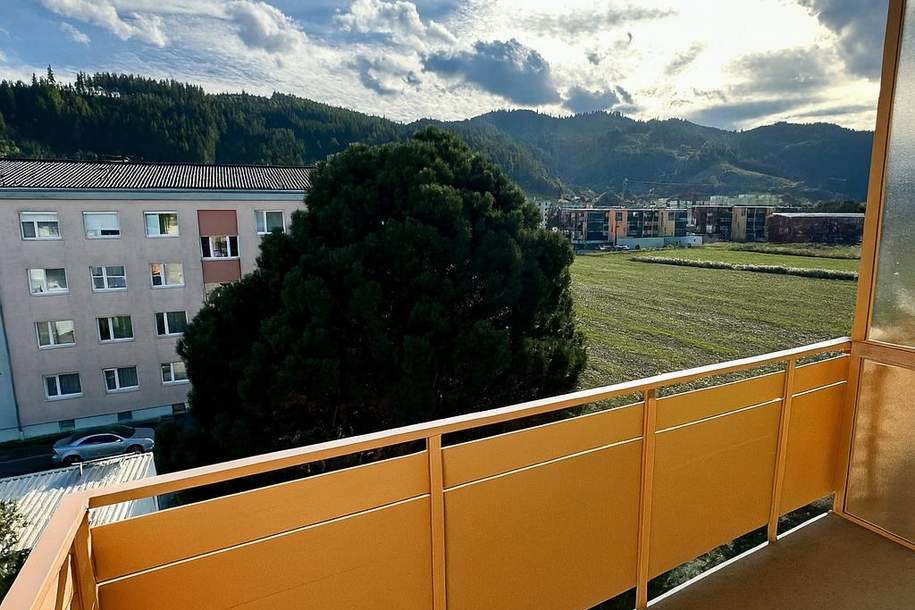 Charmante, komplett möblierte Wohnung mit Balkon in der Mozartgasse in Judenburg, Wohnung-miete, 580,00,€, 8750 Murtal