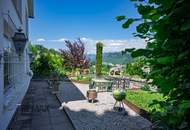 Große Villa thronend über Feldkirch mit Baulandreserve