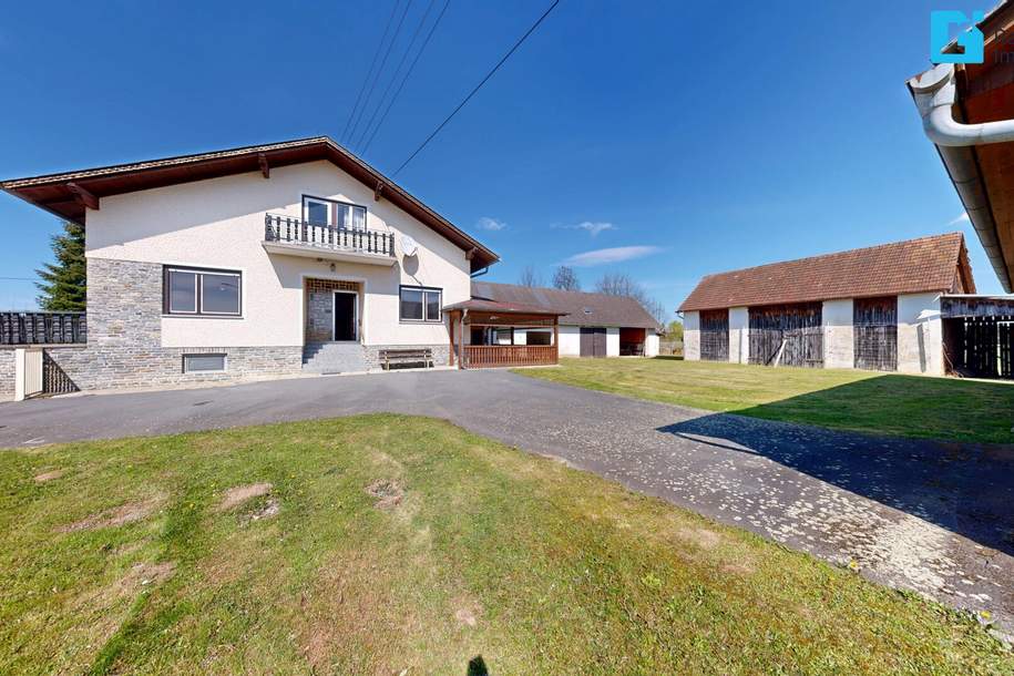 Absolute Ruhelage - Einfamilienhaus mit vielen Nebenflächen auf herrlichem Grundstück!, Haus-kauf, 219.000,€, 7522 Güssing