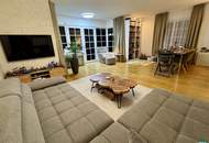 Großer Eigengarten: 4-Zimmer-Wohnung mit Saunahäuschen