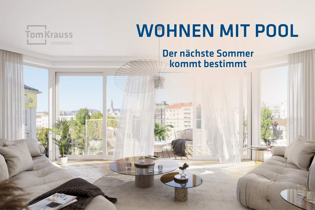 2 ZIMMER MIT BALKON - ERSTBEZUG BEIM DONAUKANAL