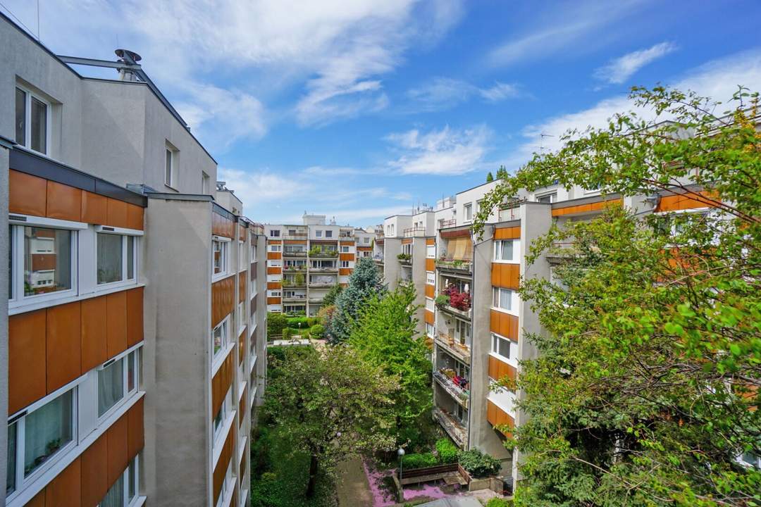 4-Zimmerwohnung mit unverbaubarem Blick Nähe Hanusch Krankenhaus