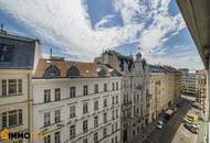 Hoch-Exklusiv und Moderne 4-Zimmer Wohnung (klimatisiert) im 7.Liftstock, nähe Karlskirche, Schwarzenbergplatz + 10 m² Balkon