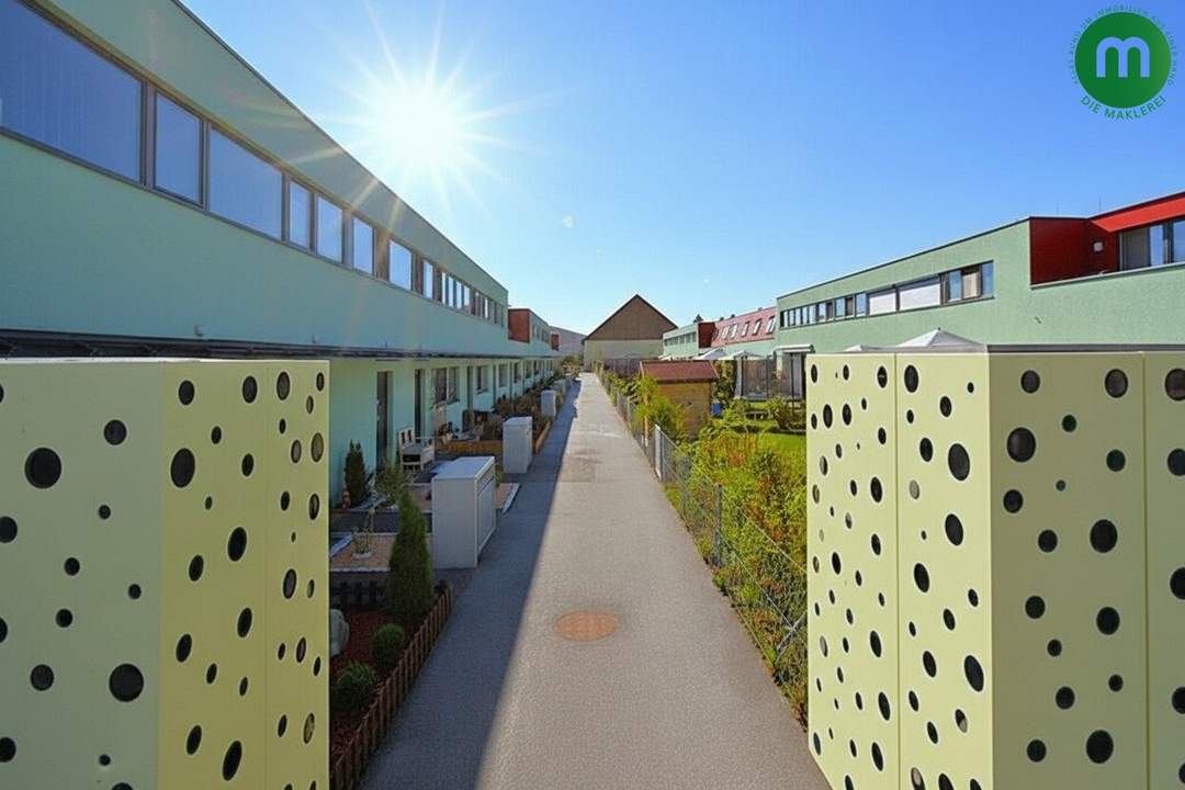 Reihenhaus mit Blick auf die Weingärten