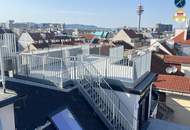 Superprojekt: ''Über den Baumwipfeln" TOP 53 MIT BALKON, PANORAMA-DACHTERRASSE & WIEN-BLICK