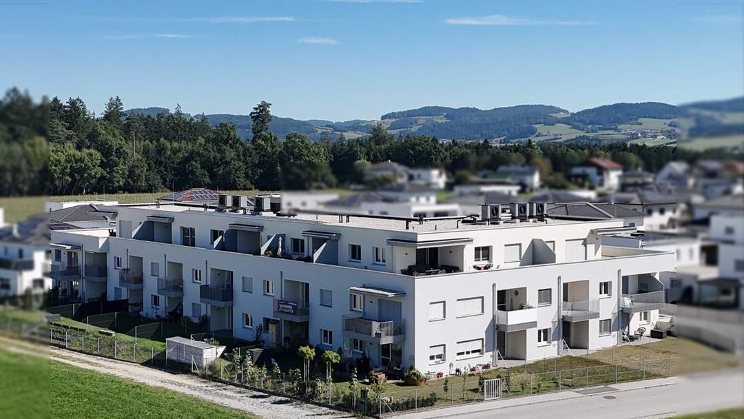 ERSTBEZUG - Ruhige, teilmöblierte und barrierefreie 55 m² Wohnung in Hagenberger Bestlage - ab sofort zu mieten